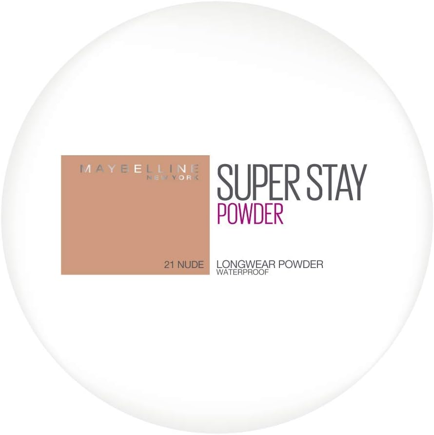 Maybelline Newyork Cipria Superstay 24H Powder - 21 Golden Beige (Packaging may vary)