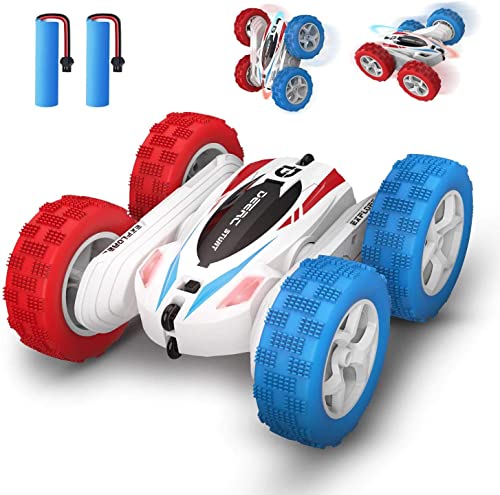 DEERC DE35 Voiture télécommandée pour enfants RC Car avec 2 piles 2,4 GHz 360 ° Flip Voiture Jouet Voiture Extérieur et Intérieur pour Garçons et Fille Cover
