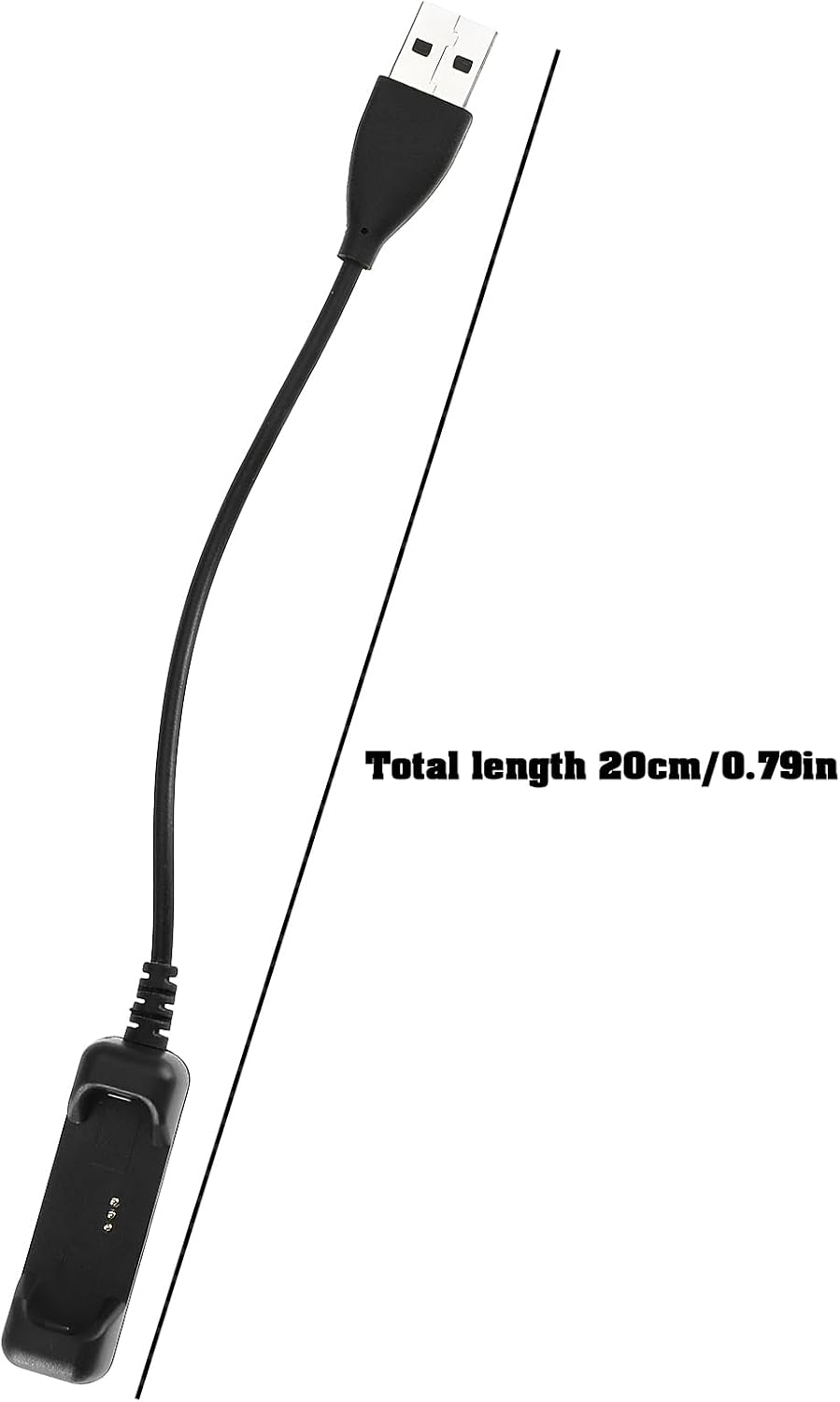 2Pcs Charging Cable Replacement Spare USB Cord Compatible with Fitbit Flex 2