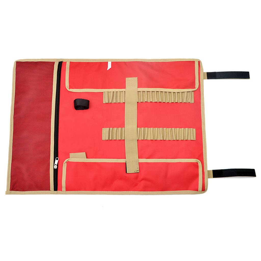 Borsa da campeggio in tela per picchetti da campeggio all'aperto, borsa portatile per chiodi da terra per picchetti e martello da campeggio