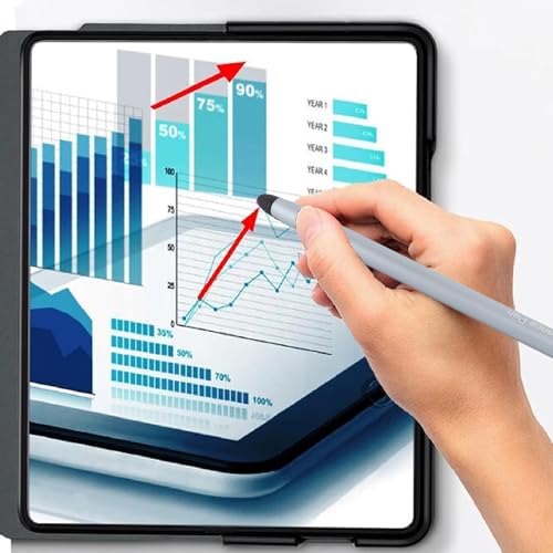 Stylus Pen for Fire HD 10, Max 11 Tablet & Tab Tab A9 A8 A7 A7 Lite, Flexible Tip Screen Writing & Drawing Tool, No Battery Required with Extra Replacement Nibs (Blue) - Image 3