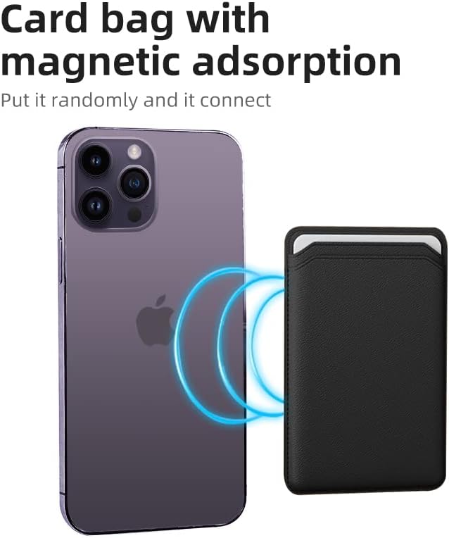 Miniatura 6 de Gyizho Tarjetero magnético con MagSafe para iPhone 14 Pro Max14 Plus14 Pro14, para iPhone 13 Pro Max13 Pro1313 Mini, para iPhone 1212 Pro12 Max12