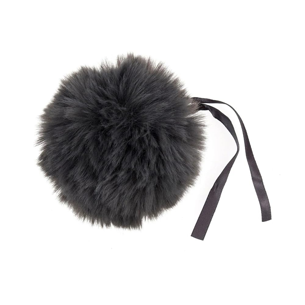 Trimits Faux Fur Pom Pom Medium 6cm Assorted Colours Grey