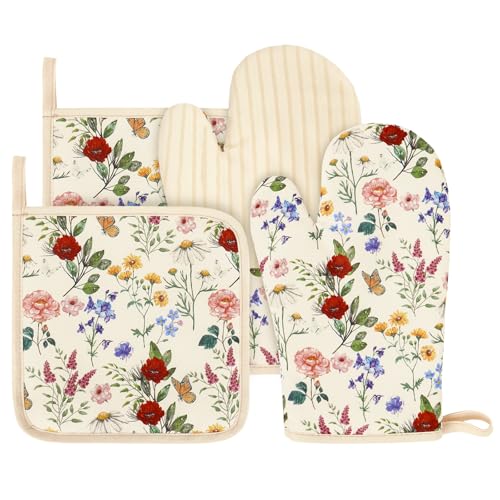 Gants de cuisine en coton AnyDesign de qualité supérieure