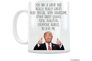 World's Okayest Dad Mug - Funny Dad Coffee Mug from Daughter
