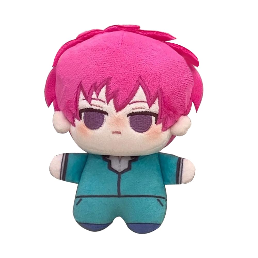 Zhongkaihua Saiki Kusuo Anime Soft Figure 10cm - Super Soft and Cute Anime Stuffed Figure Cute Ornament Birthday Gift for Fans