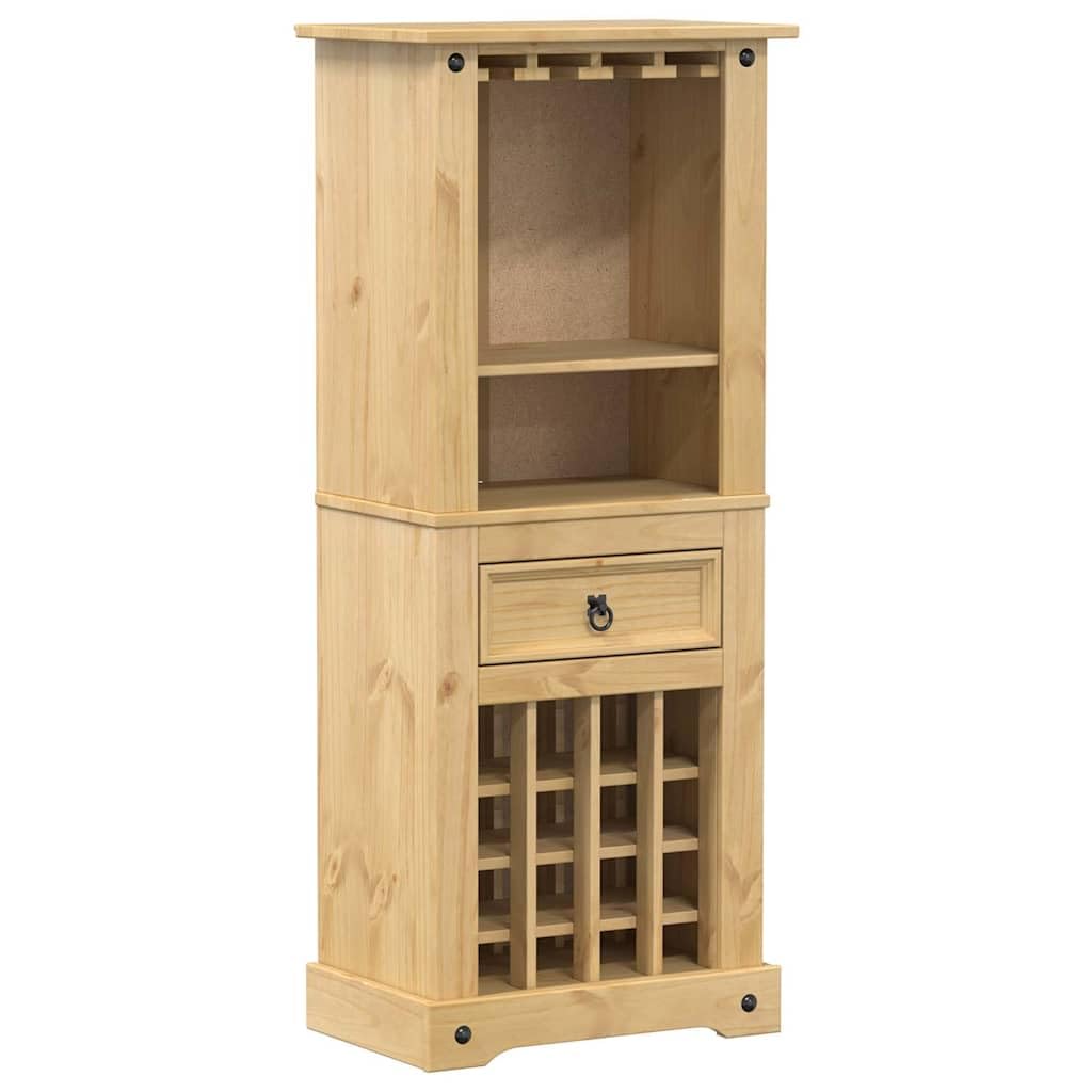 Portabottiglie Corona in legno massello di pino