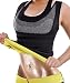 Mlxgoie Womens Body Shaper Hot Sweat Slimming Sauna Vest Neoprene Shapewear Fat Burner Weight Loss Black (Black, XXXL)