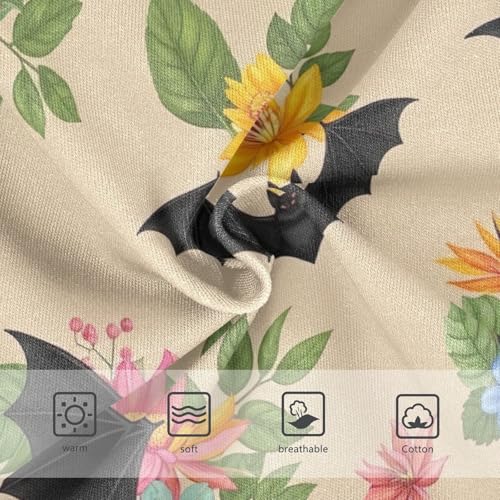 Toddler Girl Panties, Black Bats Girls Cotton Underwear, 2T–8 Years3