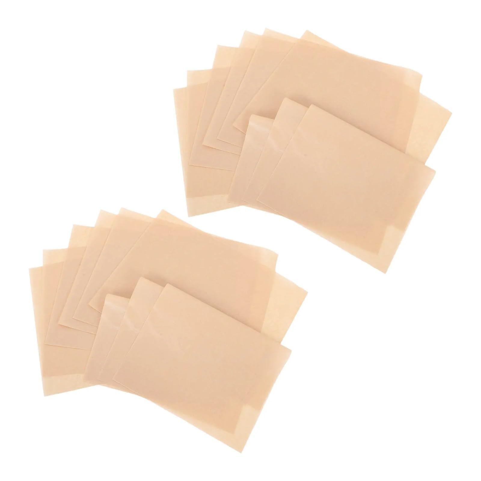 100Pcs hojas de papel para hornear, forro antiadherente para bandeja | Papel pergamino marrón claro, 40.00X30.00cm, para freidora de aire, parrilla, cocina, pastel