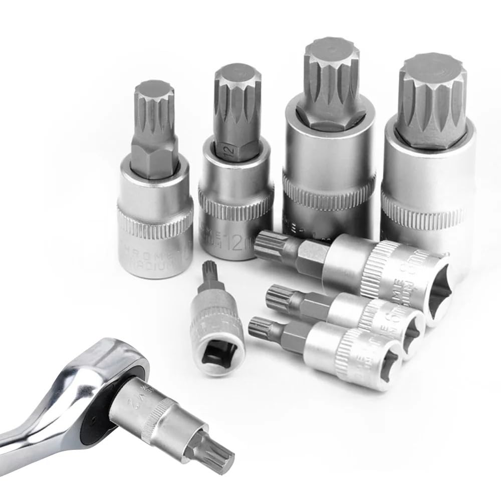 26 szt./30 ./32 Zestaw rozszerzonych tulejek nasadowych nasadek udarowych 1/2" bitów do głębokich Zestaw przedłużek(26pc)