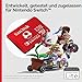 SANDISK microSDXC UHS-I Speicherkarte für Nintendo Switch Super Mario Mushroom Edition 128 GB (V30, U3, C10, A1, 100 MB/s Übertragung, mehr Platz für Spiele)