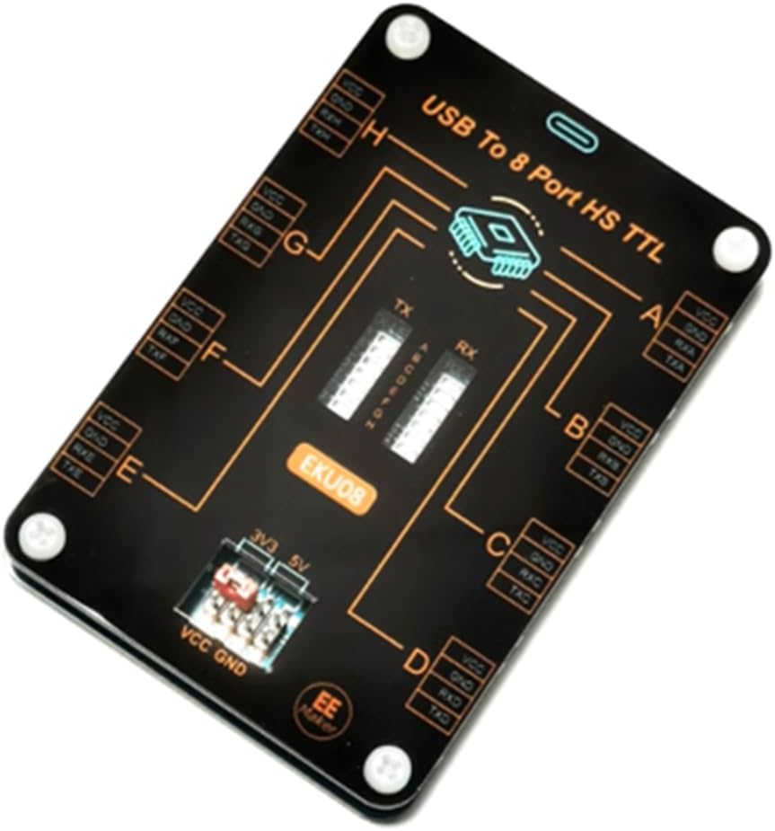 TTL Serial Interfaces Module 6Mbps Fast Speed 8 Independent Channel USB to 8CH