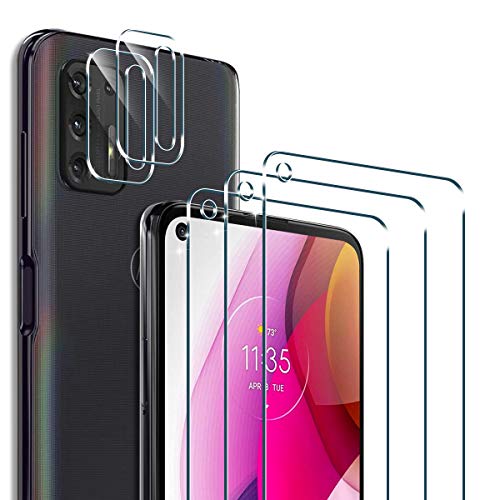 (5-packs) pulen 3 packs screen protector with 2 packs camera lens…