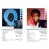 BATWHO A Set Of 2 Childish Gambino Posters Awaken My Love Because The Internet Canvas Poster Unframe: 12x18inch(30x45cm)