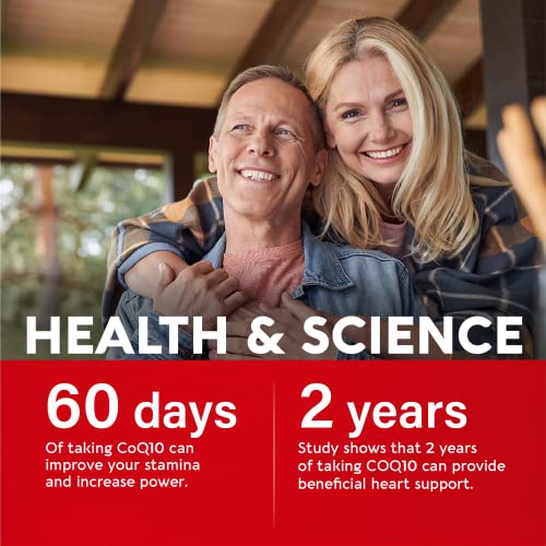 Nutraharmony Coq10 100Mg Capsules - Coenzyme Q10 Supplements - Made In Usa Vitamins - Coq10 200Mg For Heart & Brain Support, Cellular Metabolism - 60 Capsules - 1 Month Supply #TOP4