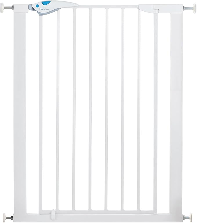 Munchkin Lindam Alloy Steel Stair Gate, Tall Stair Gate 91.4cm, Easy