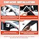 GEARMONSTER Windabweiser kompatibel mit VW Golf MK7 / MK8 2014-2024 Autofenster Regenschutz Regenabweiser Integrierte Deflektoren Integrierter Windabweiser, 4 Stück, Schwarz