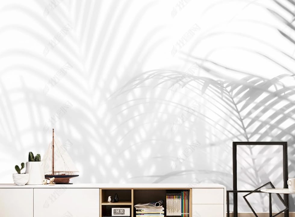 Papier peint intissé tropical pour salon et décoration murale créative