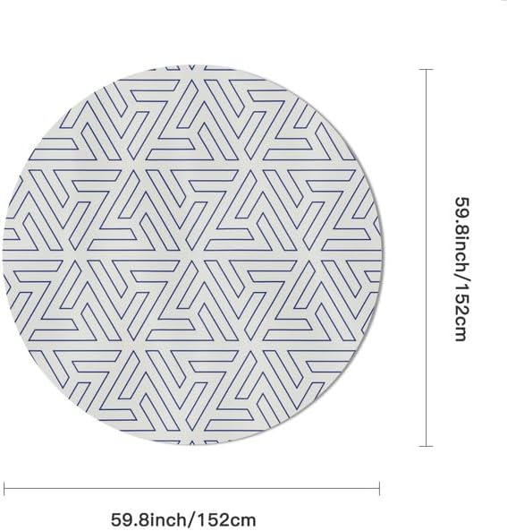 Miniatura 2 de Round Tablecloth Minimalist Table Cloth Decor Washable Table Cover with Wrinkle Resistant for Home Kitchen Dining Room Picnic Camping Party Holiday