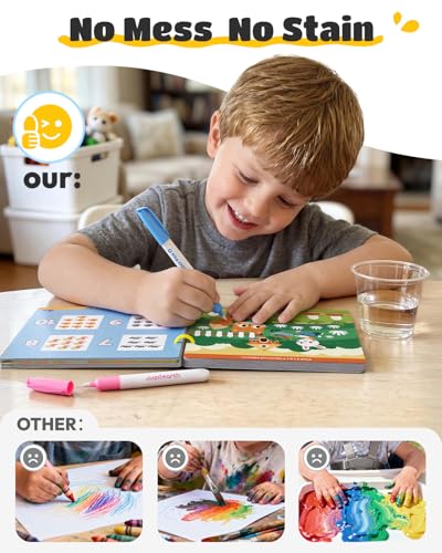 3Pack Mess Free Coloring Book Set for Toddlers - image 4