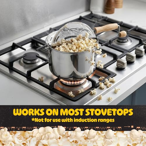 Great Northern Stainless-Steel Stovetop Popper
