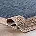 nuLOOM Eleonora Casual Jute Area Rug, 3x5, Blue