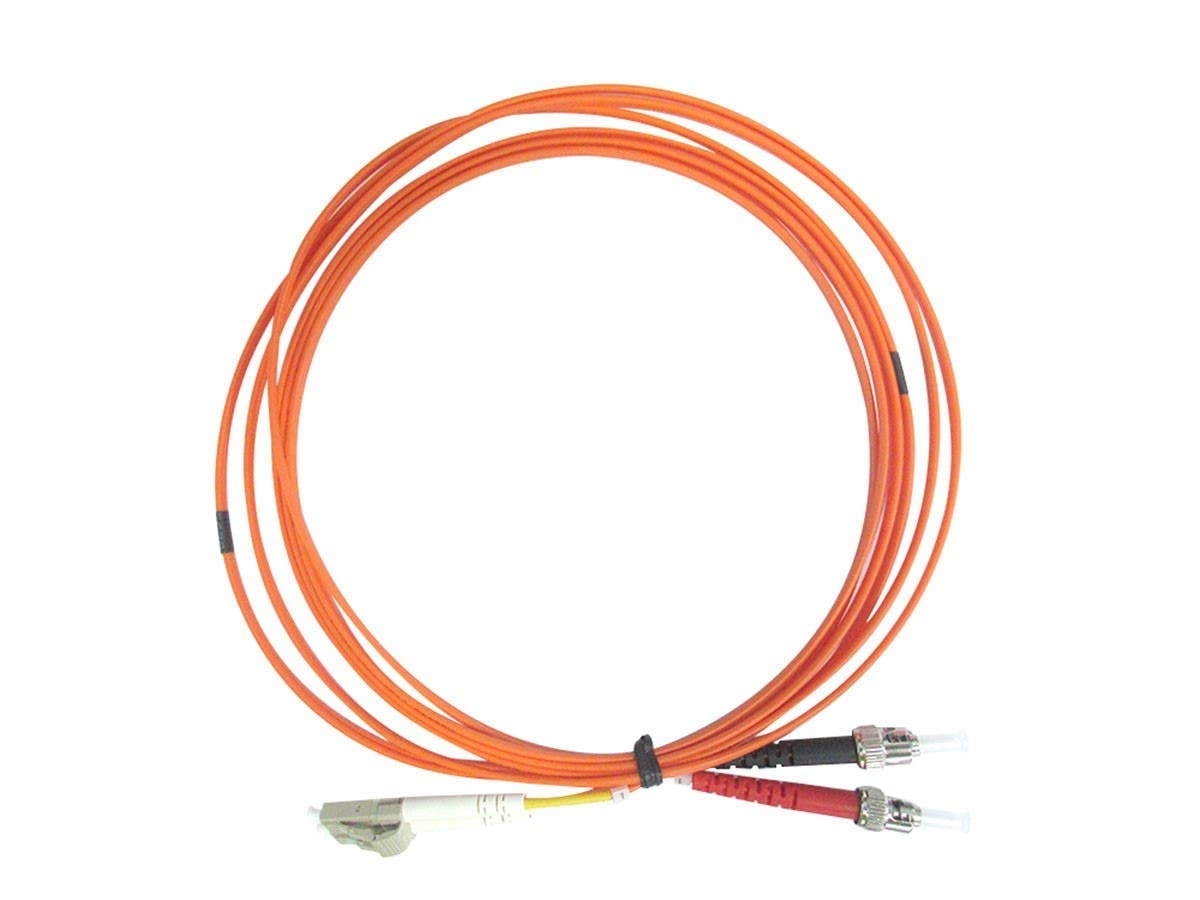 Buy Monoprice OM1 Fiber Optic Cable - 1 Meter, LC/UPC-ST/UPC, Multi ...