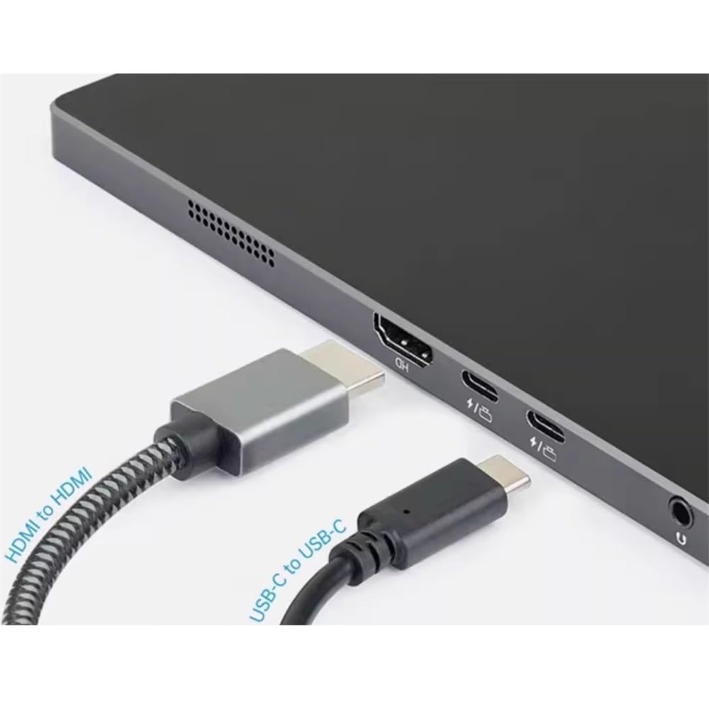 Monitor portatile da 16 pollici con schermo esterno for laptop, risoluzione Full HD 2.5K, 120 Hz, 300 nit Monitor per Smart Working