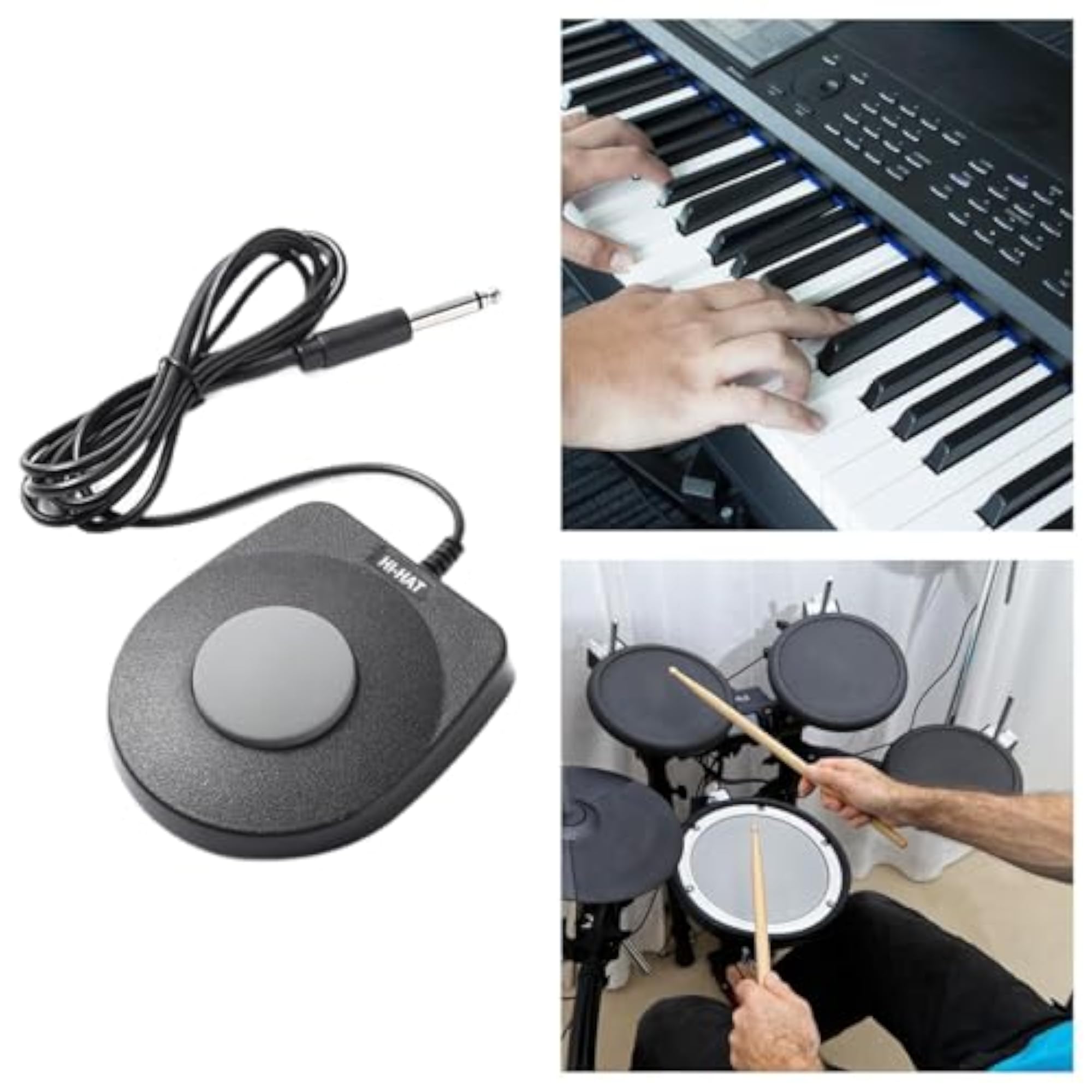 Portable Sustain Pedal for Keyboards and Digital Pianos