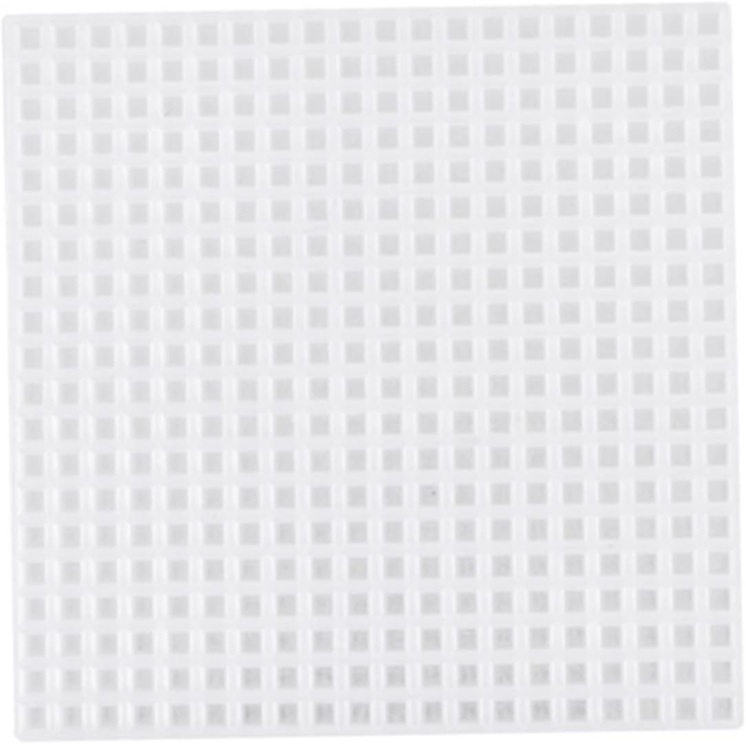 SHINEOFI 90pcs Square Mesh Plastic Canvas Sheets for Embroidery and Crafting Lightweight Pe Material for for Knitting Crochet and Cross