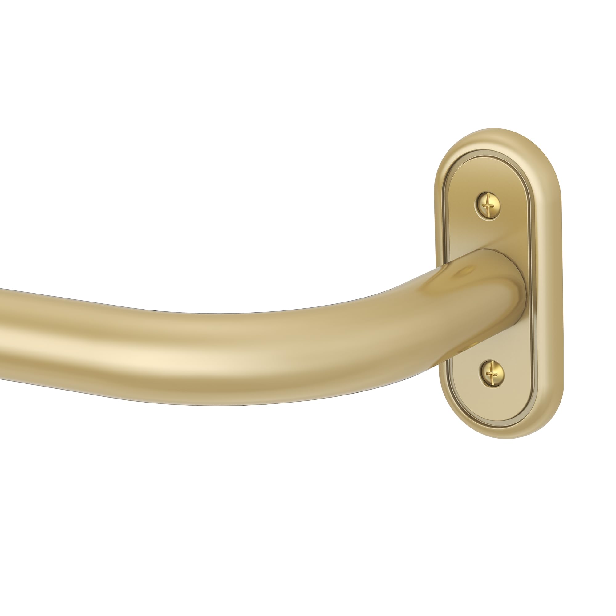 Photo 1 of Wolistsa 36-120 Inch Adjustable Metal Curtain Rod - Gold