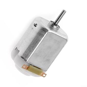 130 Small DC Motor - 2mm Shaft Diameter, 3-6V for General Purpose Electric Motor for Business & Industrial Applications, Brushless Commutation, 2000-12000 RPM