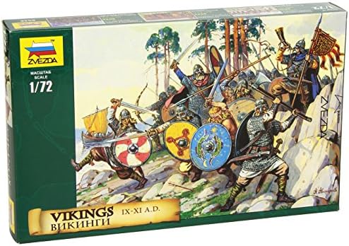 Zvezda 8046 - Vikings - Plastic Model Soldiers Kit Scale 1/72 1" 41 Soldiers