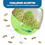 SunGrow Puppy, Small Dog Breeds, and Cat Treat Ball, Slow Pet Feeder, Boredom Buster, Adjustable Food Dispenser, Ends Naughty Chewing and Bloat, Encourages Exercise, Interactive Puzzle Feeder, 4.6” - Image 3