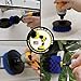 Drillbrush Boat Hull Cleaner Set/Swimming Pool Accessories - Cleaning Drill Brushes for Vinyl Liners - Hot Tubs and Spas Cleaning Brush Kit - Pool Cover Scrubber - Rotary Brushes for Walls and Deck