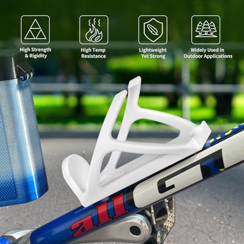 Image of IEMAI Glass Fiber ABS Filament 1.75mm Matte White 1kg, ABS-GF 3D Printer Filament with High Stiffness, Heat & Chemical Resistant, Dimensional Stability & Low Warpage