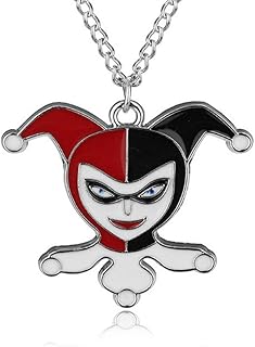 Suicide Squad Harley Quinn Necklace Pendant，Joker Jewelry Charms Gift for Women Teen Girl Boy (Suicide Squad Harley Quinn)