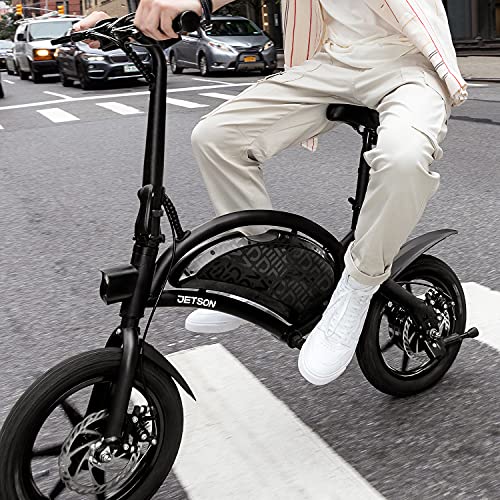 Jetson Bolt Up Adult Electric Ride-On, Foot-Pegs, Easy-Folding Mechanism, Built-In Carrying Handle, Twist Throttle & Cruise Control, Up To 15.5 Mph, Ages 12+, Black, Jbltup-Blk #TOP7