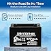 12V 8Ah YTX9-BS Replacement for Hammerhead GTS Platinum 150 Go Kart Battery - Compatible with Carbide 150, DAZON KARTS Raider Classic 150CC - 12 Volt Batteries, YTX9 AGM SLA