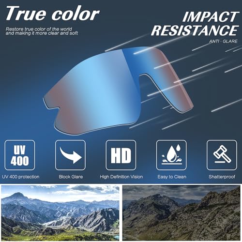 KesaPlan Kids Baseball Sunglasses, Youth Sports Sunglasses for Boys Girls 3-12 Sun Glasses for Cycling Running 5