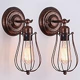 ▼Lampenfassung/Glühbirne: Diese wandleuchte innen vintage hat eine eingebaute E27-Lampenfassung Die empfohlene Leistung beträgt 40 W und die maximale Leistung beträgt 60 W. Anwendbare Lampentypen: LED-Lampen, Glühlampen, Energiesparlampen, Edison usw.