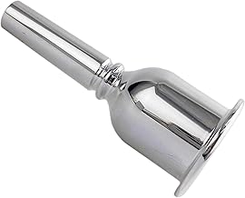 Colaxi Tuba Mouthpiece Brass Mouthpiece Mouth Musical Instrument Parts Sturdy Brass Performance Player Professional Replacement, Style A