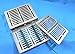 1 German Dental Autoclave Sterilization Cassette Rack Box Tray for 10 Instrument with Lock