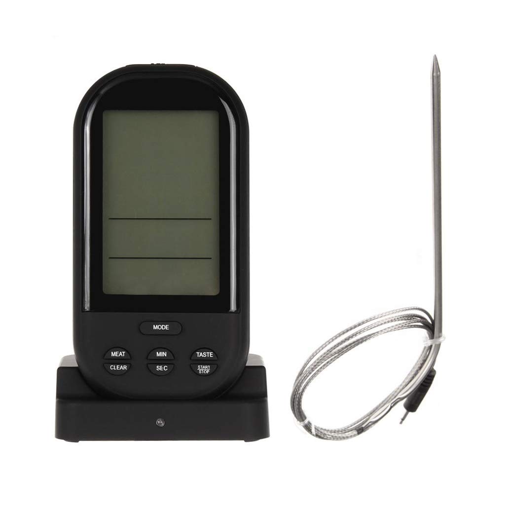 Digital LCD Remote Kitchen Oven Food Cooking Meat BBQ Thermometer