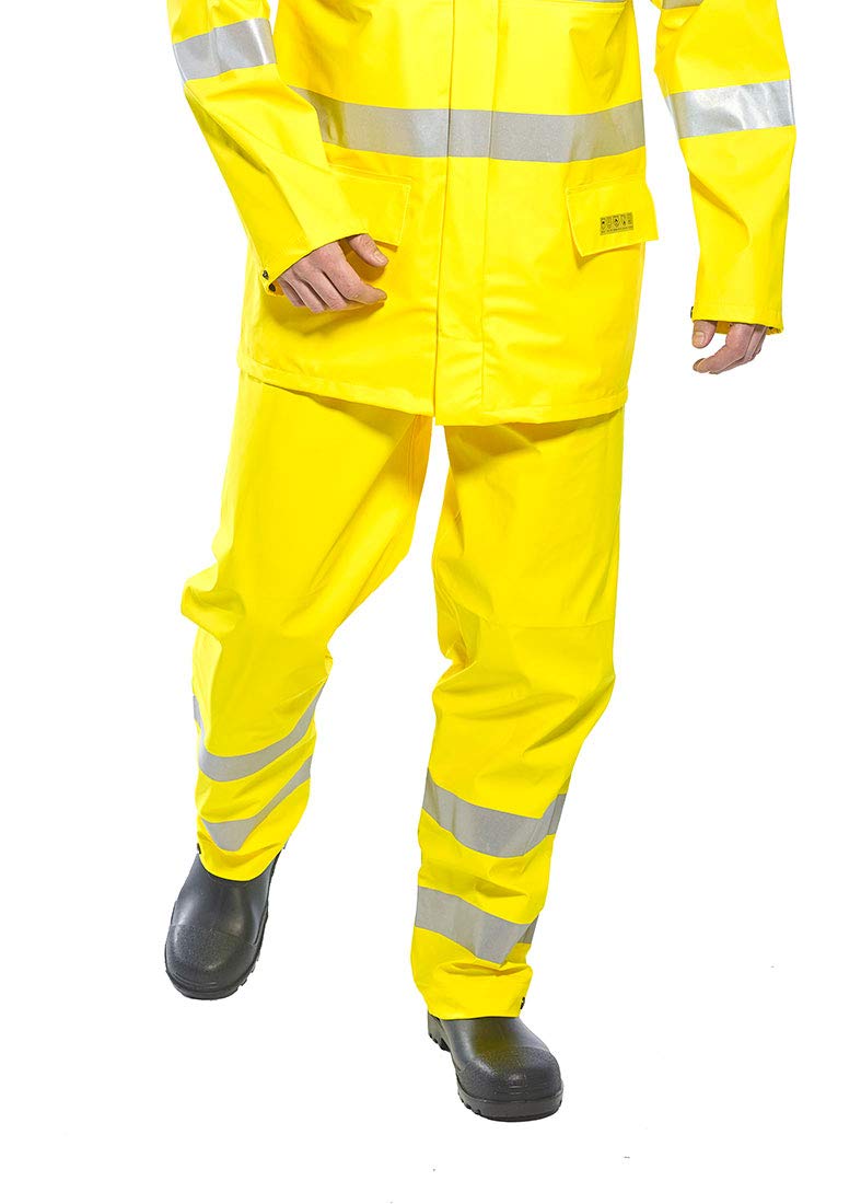 Portwest Mens Sealtex Flame Fr Hi-vis Pants