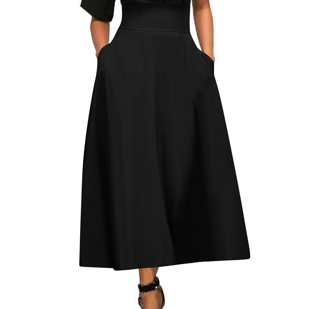 スカート Women's Color Block Long Skirt Black Amazon.com: Generic Women Business Maxi Skirts High Waist
