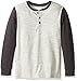 Gymboree Boys' Big Boys' Long Sleeve Heathered Henley