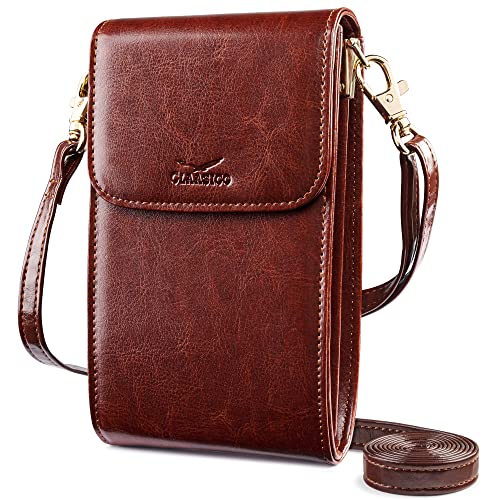 Classico Small Crossbody Phone Purse for Women - Crossbody Bag Wallet for Phone, Cards, Accessories
