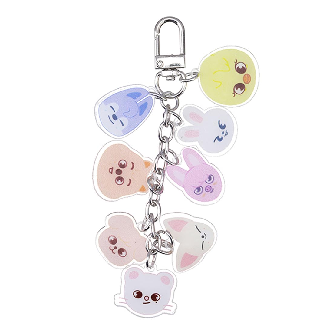 Porte-clés Stray Kids (SKZ) - Acrylique, Personnages SKZOO - 12,5 Cm - Cadeau Pour Fans - À Accrocher Sur Sac, Clés, Téléphone